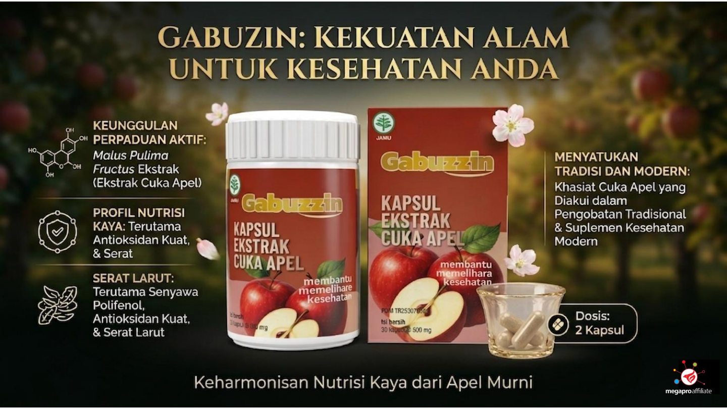 Gabluzzin Ekstrak Cuka Apel