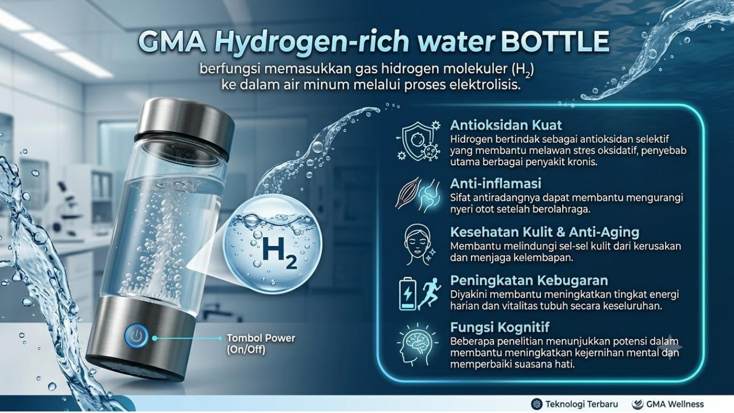 Hydrogen Rich Water Bottle